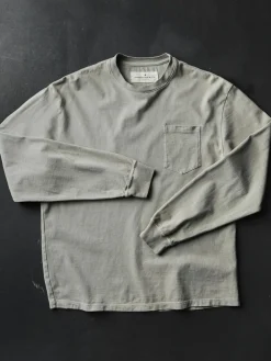 Imogene + Willie Knits & Sweaters|T-Shirts*long sleeve pocket tee in stone