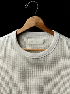 Imogene + Willie Knits & Sweaters*long sleeve thermal crew in ash