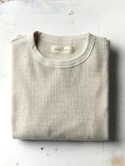 Imogene + Willie Knits & Sweaters*long sleeve thermal crew in ash