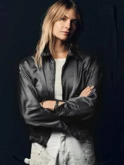 Women Imogene + Willie Jackets*maya court jacket in satin