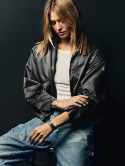 Women Imogene + Willie Jackets*maya court jacket in satin
