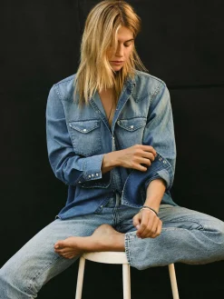Women Imogene + Willie Shirts*mcfly washed pearl snap