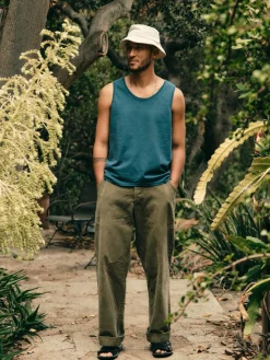 Imogene + Willie T-Shirts*midweight box tank in teal