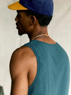 Imogene + Willie T-Shirts*midweight box tank in teal