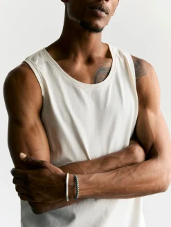 Imogene + Willie T-Shirts*midweight box tank in vintage white