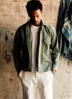 Imogene + Willie Jackets|Shirts*military shirt jacket in fatigue green