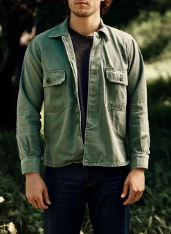 Imogene + Willie Jackets|Shirts*military shirt jacket in fatigue green