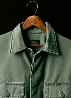 Imogene + Willie Jackets|Shirts*military shirt jacket in fatigue green