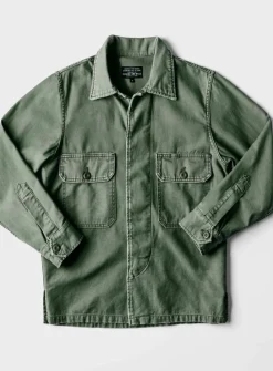 Women Imogene + Willie Jackets|Shirts*military shirt jacket in fatigue green