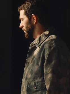 Imogene + Willie Jackets*quilt lined canvas chore coat in camo