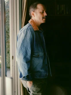 Imogene + Willie Jackets*quilt lined washed denim chore coat