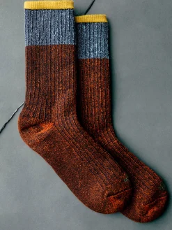Women Imogene + Willie Socks|Accessories*ribbed boot sock in sunset