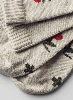 Imogene + Willie Socks*rosebud sock in natural