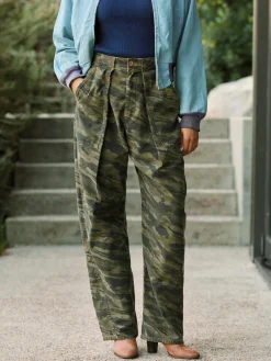 Women Imogene + Willie Pants & Shorts*service trouser in brushstroke camo