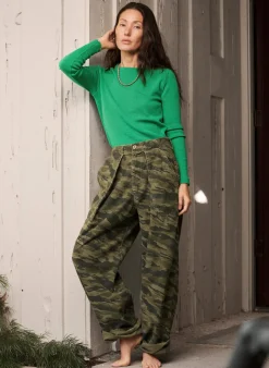 Women Imogene + Willie Pants & Shorts*service trouser in brushstroke camo