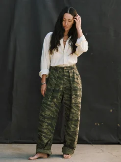 Women Imogene + Willie Pants & Shorts*service trouser in brushstroke camo