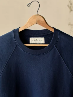 Women Imogene + Willie Knits & Sweaters*short sleeve raglan sweatshirt in navy