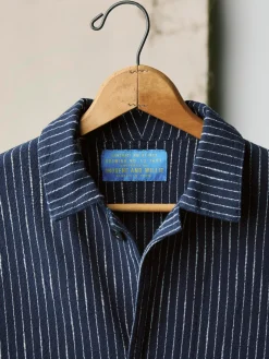 Women Imogene + Willie Jackets*striped indigo studio jacket