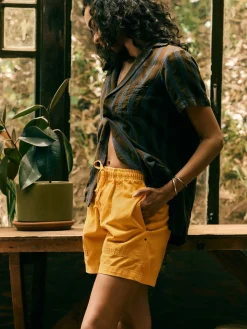 Women Imogene + Willie Pants & Shorts*the canvas lounge short in marigold