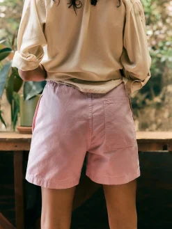 Women Imogene + Willie Pants & Shorts*the canvas lounge short in pink stone