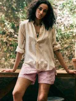 Women Imogene + Willie Pants & Shorts*the canvas lounge short in pink stone