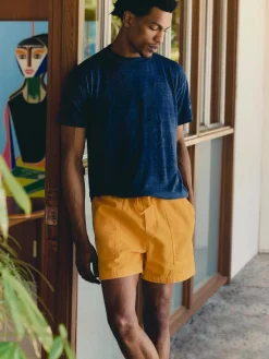 Imogene + Willie Pants & Shorts*the canvas lounge short in marigold