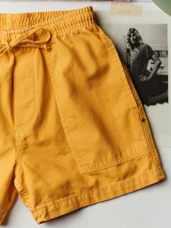 Imogene + Willie Pants & Shorts*the canvas lounge short in marigold