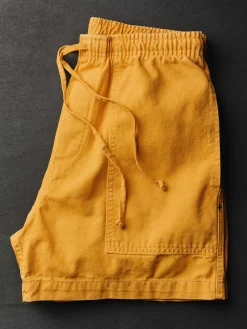 Imogene + Willie Pants & Shorts*the canvas lounge short in marigold