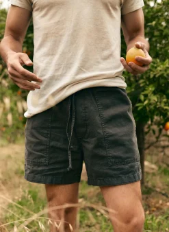 Imogene + Willie Pants & Shorts*the canvas lounge short in faded black