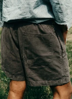 Imogene + Willie Pants & Shorts*the canvas lounge short in faded black