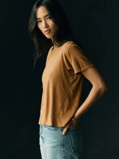 Women Imogene + Willie Tees & Tanks*the cotton hemp tee in field brown