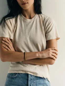 Women Imogene + Willie Tees & Tanks*the cotton hemp tee in vintage white