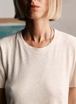 Women Imogene + Willie Tees & Tanks*the cotton hemp tee in vintage white