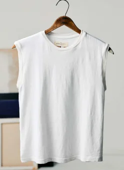 Women Imogene + Willie Tees & Tanks*the cotton muscle tee in vintage white