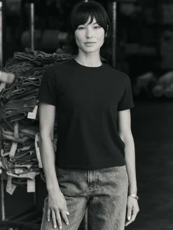 Women Imogene + Willie T-Shirts|Tees & Tanks*the cotton project tee in faded black