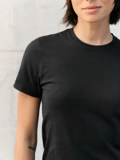 Women Imogene + Willie T-Shirts|Tees & Tanks*the cotton project tee in faded black (2-pack)