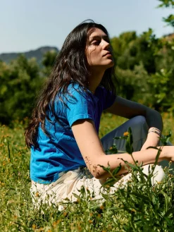 Women Imogene + Willie Tees & Tanks*the drop tee in cerulean