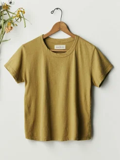 Women Imogene + Willie Tees & Tanks*the drop tee in desert green