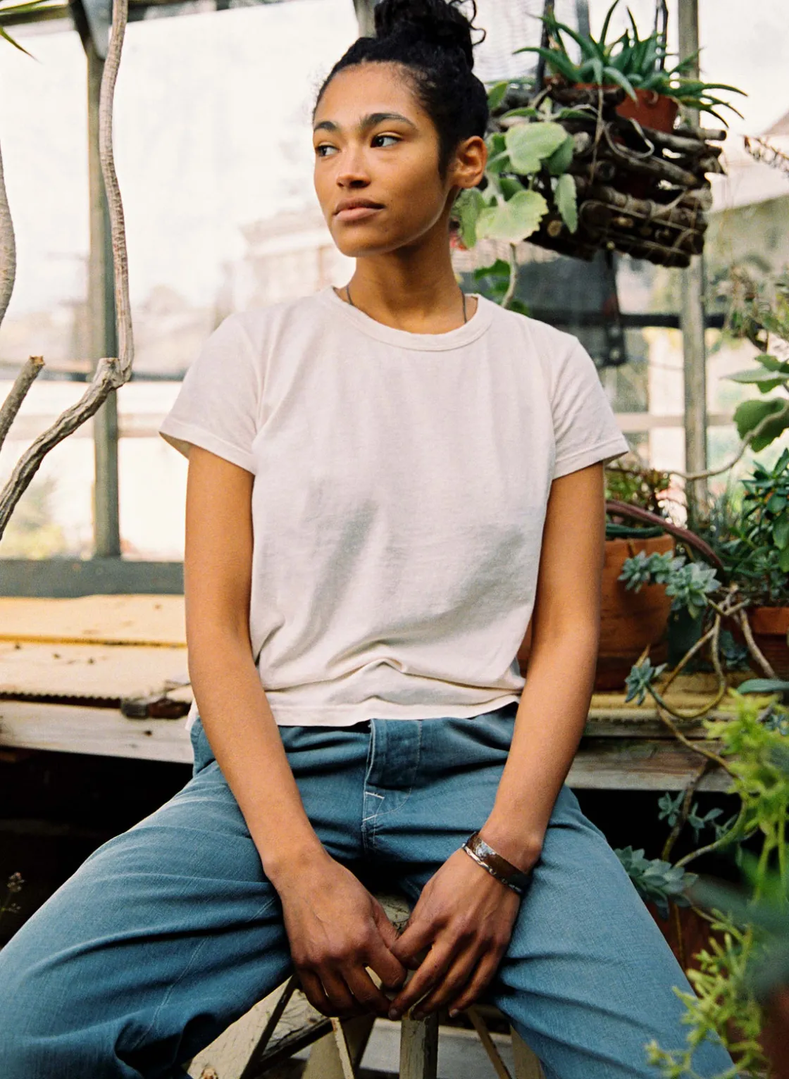 Women Imogene + Willie Tees & Tanks*the drop tee in vintage white