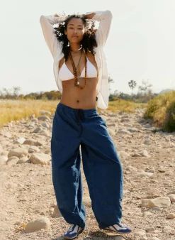 Women Imogene + Willie Pants & Shorts*the flight pant in sashiko indigo