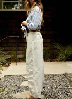 Women Imogene + Willie Pants & Shorts*the flight pant in white ripstop