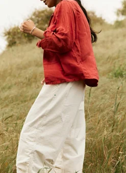 Women Imogene + Willie Pants & Shorts*the flight pant in white ripstop