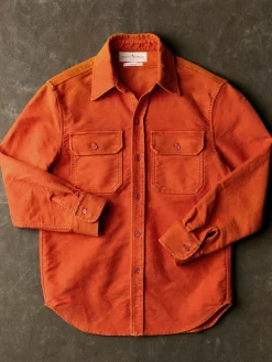 Imogene + Willie Shirts*the griffin workshirt in orange