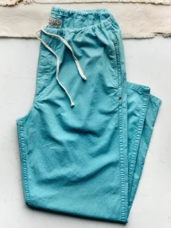 Imogene + Willie Pants & Shorts*the lounge pant in aqua poplin