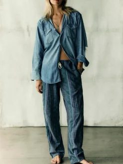 Women Imogene + Willie Pants & Shorts*the lounge pant in sonoran jacquard