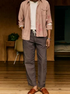 Imogene + Willie Pants & Shorts*the lounge pant in umber poplin
