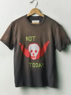 Women Imogene + Willie Graphic Tees|Graphic Tees*the "not today" tee in faded black