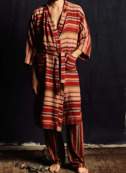 Women Imogene + Willie Accessories|Accessories*the ojai robe in coastal stripe