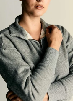 Women Imogene + Willie Knits & Sweaters*the quarter zip heather pullover