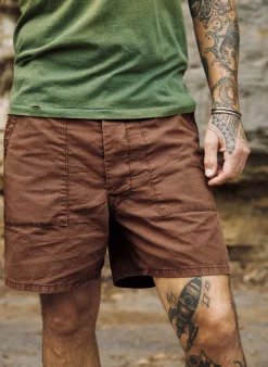 Imogene + Willie Pants & Shorts*the ripstop fatigue short in brown